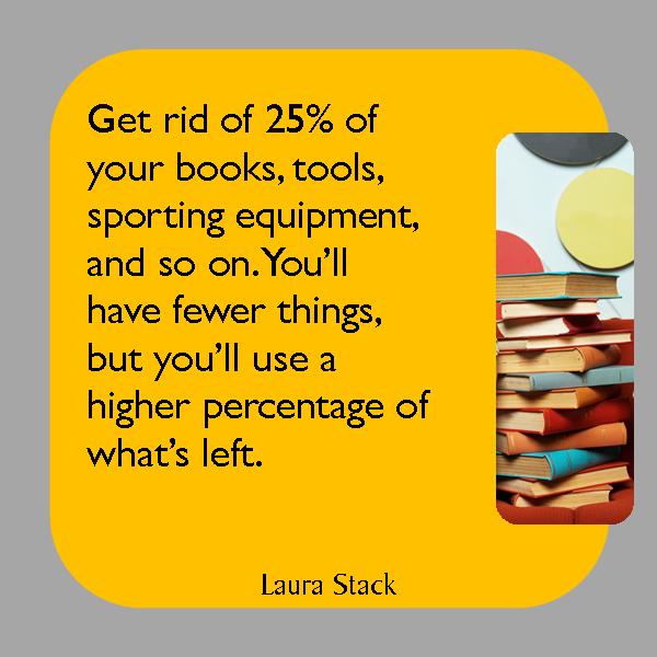 Decluttering tips